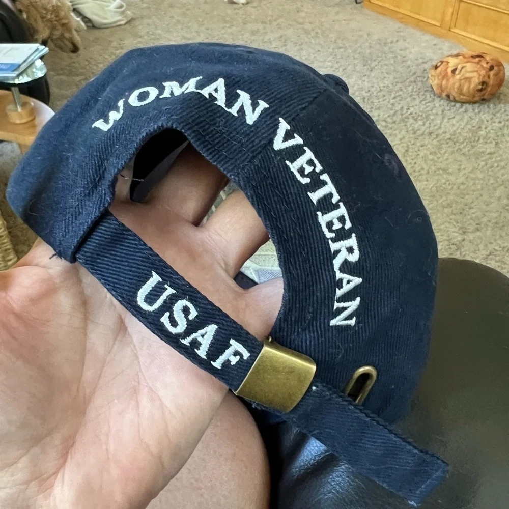 WOMENS warrior Veteran United‎ States Air Force will baseball hat USAF OS